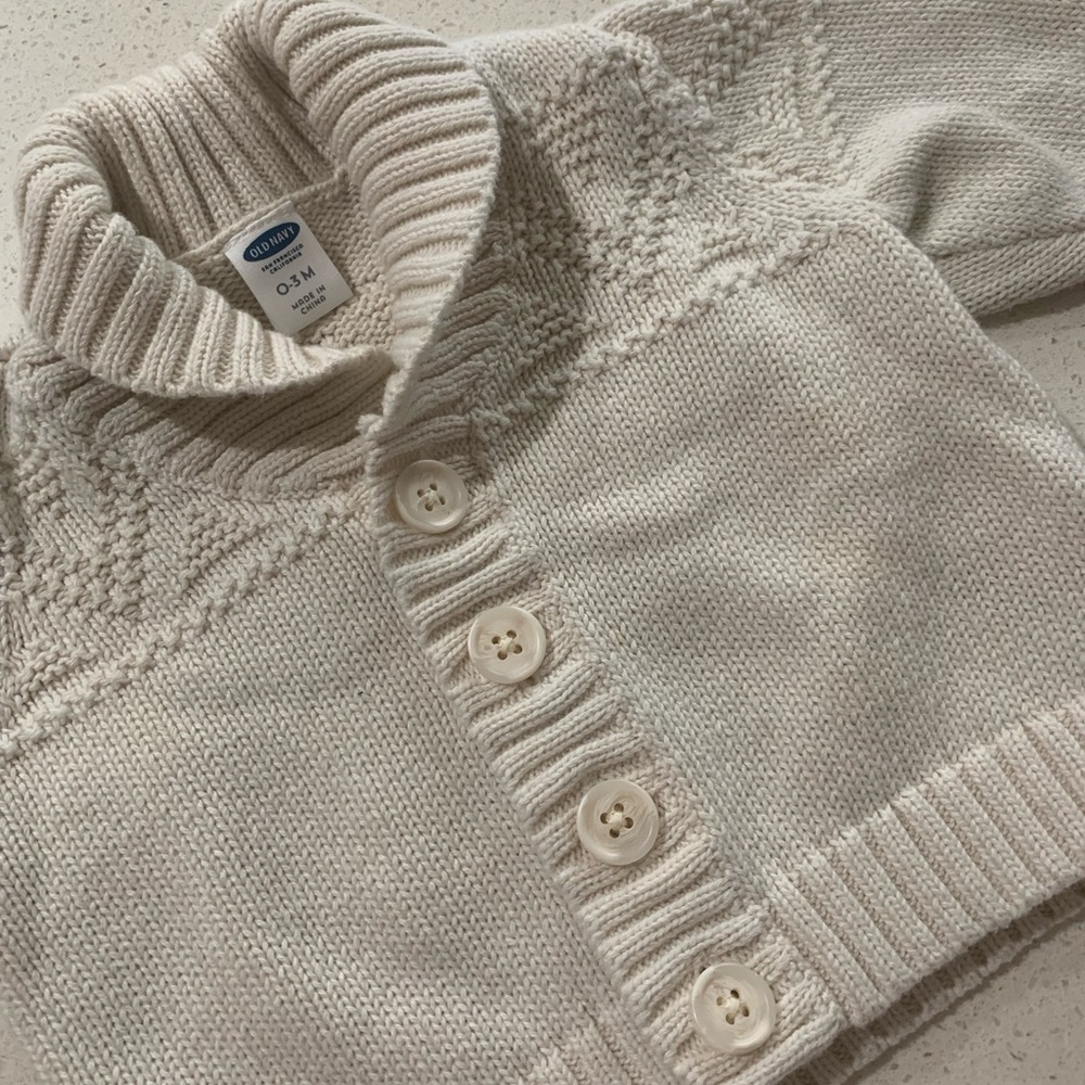 Cardigan sweater for baby boy